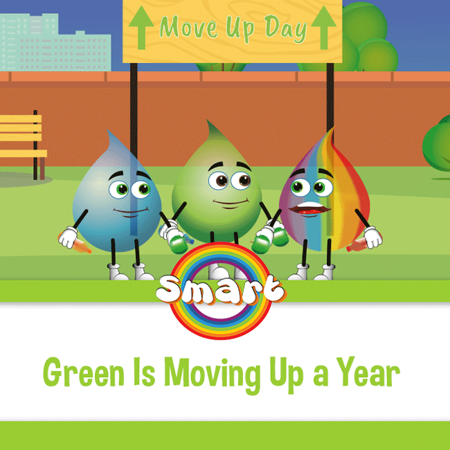 Green Is Moving Up a Year