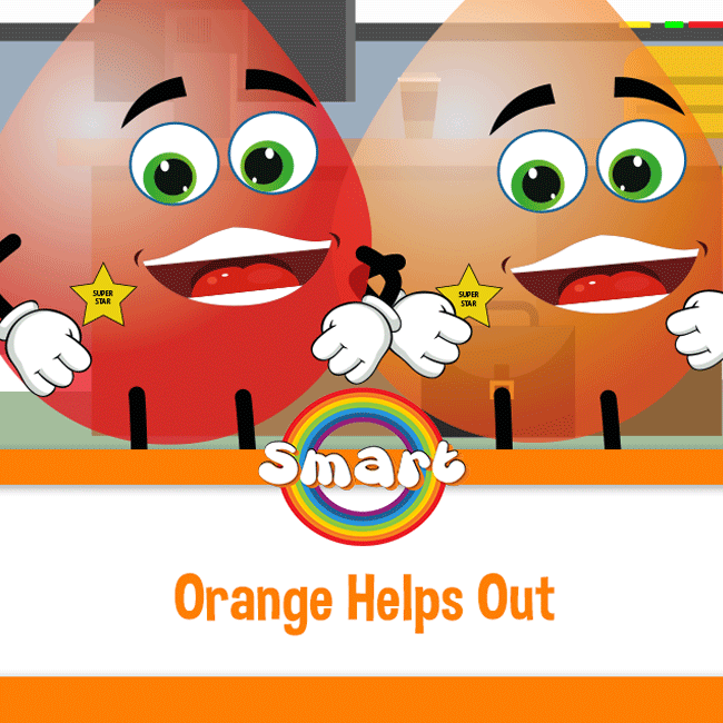 Orange Helps A Friend